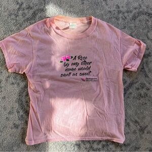 Pink Shakespeare Baby Tee